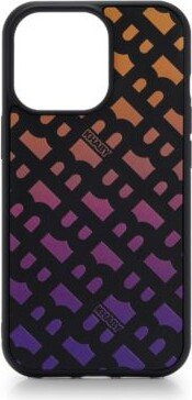 x Khaby phone case with all-over monograms