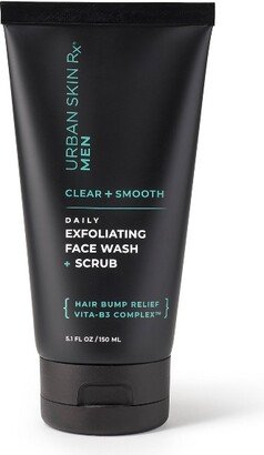 Urban Skin Rx Men's Daily Exfoliating Face Wash + Scrub - 5.1 fl oz