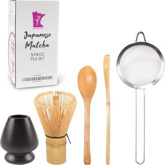 Bamboomn Matcha Tea Whisk Set - Five-Piece 4 Colors Available