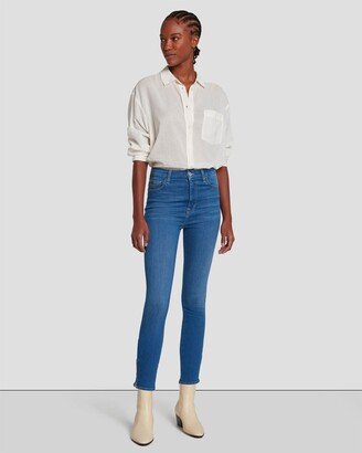 No Filter Ultra High Rise Ankle Skinny in Mazete