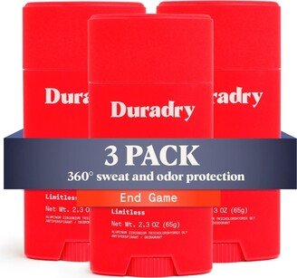 Duradry Am Deodorant & Antiperspirant - Prescription Strength Deodorant for Hyperhidrosis, Antiperspirant for Women & Men, Armpit Sweat Protection, Si-AD