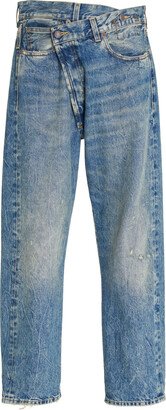 Rise Wide-Leg Jeans