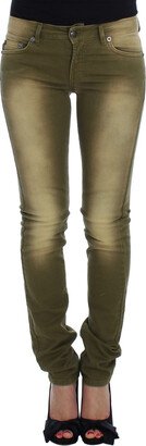 Green Wash Slim Fit Cotton Stretch Women's Jeans
