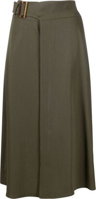 Annsley A-line midi skirt