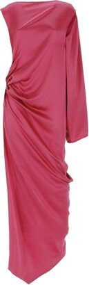 Edfu Side Slit Draped Gown