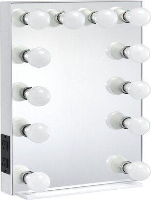 TONWIN White Square Accent Mirror