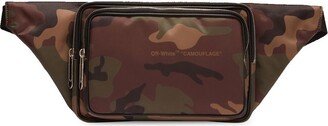 Arrows camouflage-print belt bag