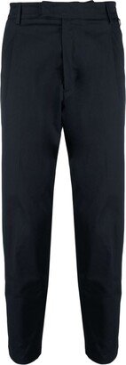 Stretch-Cotton Tapered Trousers-AD