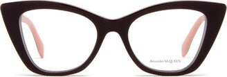 Cat-Eye Frame Glasses-DE