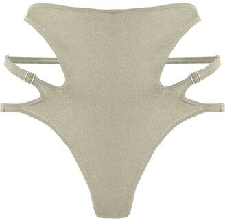 Side Cut-Out High-Rise Briefs