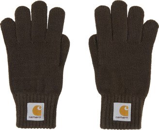 Brown Watch Gloves