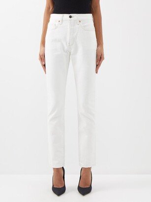 High-rise Slim-leg Jeans-AC