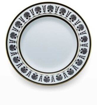 Palmette Black Dinner Plate