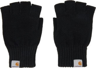 Black Fingerless Gloves-AC