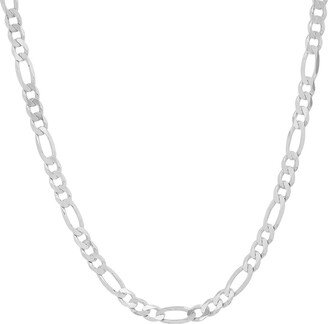 Queen Jewels Sterling Silver Italian Figaro Chain Necklace
