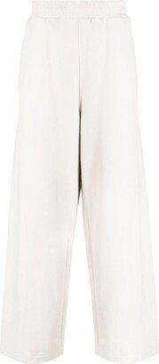 Wide-Leg Cotton Trousers-AA