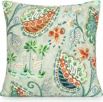 Waverly Dena Home Flamingo Decorative Pillow Cover. Accent Throw Pillow, Home Decor.