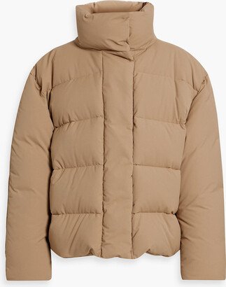 Oversized quilted shell jacket