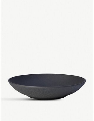 Black Manufacture Rock Porcelain Bowl 24cm