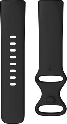 Charge 5 Black Silicone Infinity Band, Large