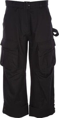 Cropped Cargo Pants-AA