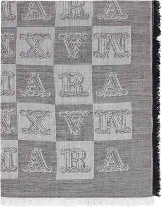 Monogram Pattern Scarf-AA