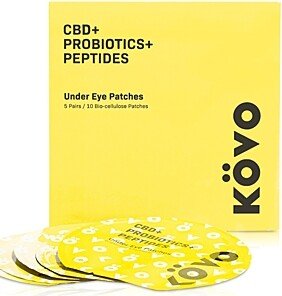 Kovo Cbd + Peptide Brightening Recovery Under Eye Patches, Set of 5