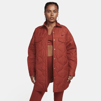 Women's Sportswear Essential Quilted Trench in Orange