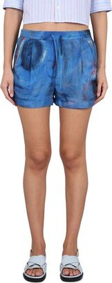 Buchi Printed Drawstring Shorts