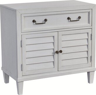 Destin 2-door White Cabinet Nightstand by Greyson Living