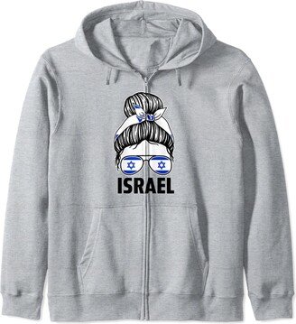 Israelish flag Gift Ideas Israel Israelish Zip Hoodie