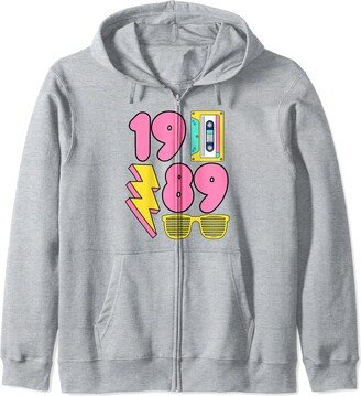 80s Reunion Class of 1989 Class of 1989 Graduation High School College Reunion Zip Hoodie