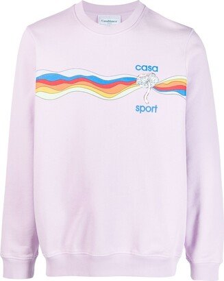 Mind Vibrations Wave cotton sweatshirt