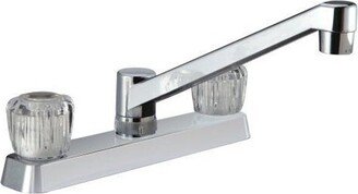 Dura Faucet Df-Pk600A-Cp Rv Kitchen Sink With Crystal Acrylic Knobs Chrome