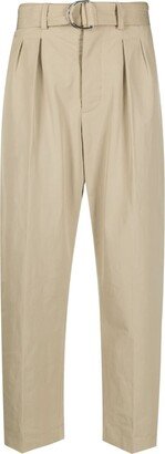 Belted Tapered Trousers-AF