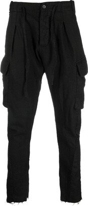 Drawstring Tapered Trousers-AN