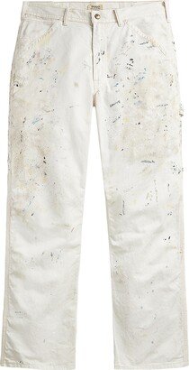 Painted Relaxed-Fit Carpenter Jeans