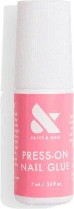 Olive & June Brush on Nail Glue - 0.24 fl oz