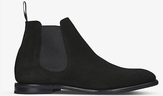 Mens Black Prenton Suede Chelsea Boots