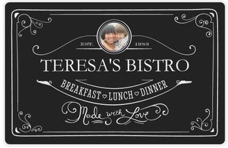 Placemats: French Bistro Placemat, Black