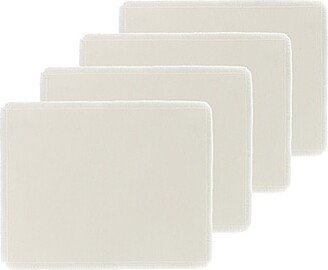 Essential Cotton Placemats Set Of 4 in Ivory