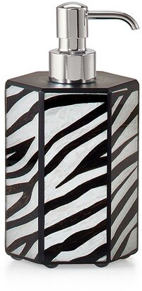 Zebra Pump Dispenser, Polished Nickel