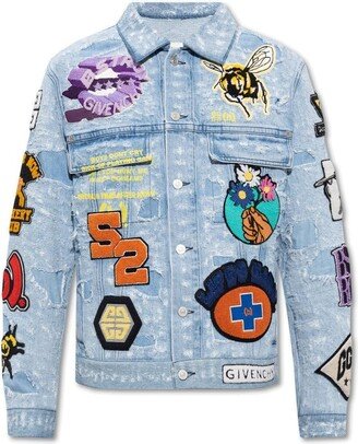 X Bstroy Destroyed Denim Jacket