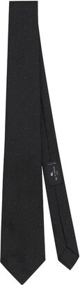 Polka-Dot Silk Tie-AA