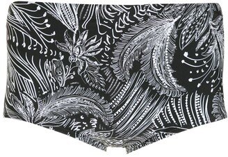 Copacabana print swimming trunks