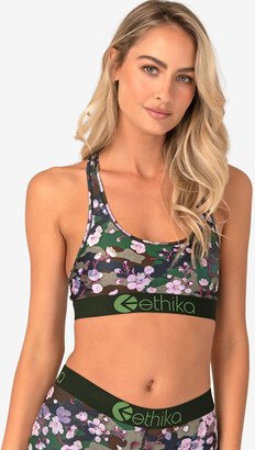 Peach Blossom Womens Sports Bra