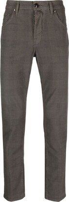 Mini Check-Print Skinny Trousers