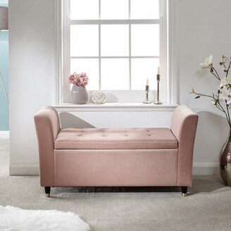 GFW Genoa Window Seat, Chenille Blush (Pink)