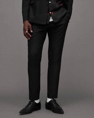 Evar Skinny Fit Tailored Pants - Black