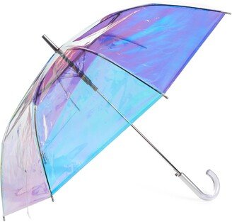 Iridescent Auto Open Stick Umbrella